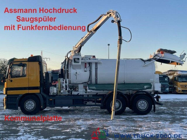 Mercedes-Benz 2631 Assmann Hochdruck Saugspüler 9000 l. Tank - Szippantós autó: 1 kép. Mercedes-Benz 2631 Assmann Hochdruck Saugspüler 9000 l. Tank - Szippantós autó: 1 kép.