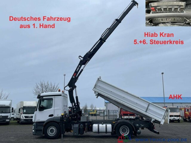 Mercedes-Benz Antos 1830 Hiab X-HIDUO138E2 Kran +FB 5+6 Kreis - Billenőplatós teherautó, Darus autó: 1 kép. Mercedes-Benz Antos 1830 Hiab X-HIDUO138E2 Kran +FB 5+6 Kreis - Billenőplatós teherautó, Darus autó: 1 kép.