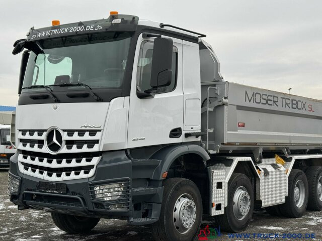 Billenőplatós teherautó Mercedes-Benz Arocs 3248 8x4/4 Moser 3 Seiten Kipper Retarder: 9 kép.