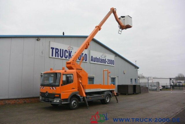 Emelőkosaras teherautó Mercedes-Benz Atego 815 Ruthmann T170 17m seitl. Auslage 12m: 8 kép.