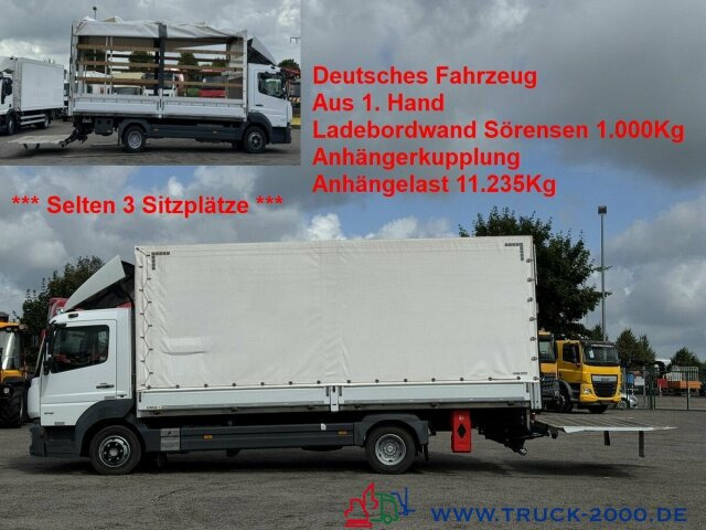 Mercedes-Benz Atego 818 Plane + Spriegel L+R LBW 1.000kg - Ponyvás kisteherautó: 1 kép. Mercedes-Benz Atego 818 Plane + Spriegel L+R LBW 1.000kg - Ponyvás kisteherautó: 1 kép.