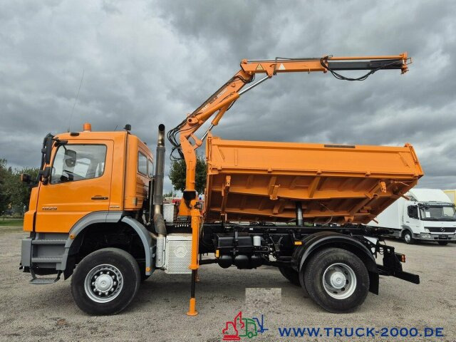Mercedes-Benz Axor 1829 4x4 Atlas65.2 Kran Kommunal Austattung - Billenőplatós teherautó, Darus autó: 2 kép. Mercedes-Benz Axor 1829 4x4 Atlas65.2 Kran Kommunal Austattung - Billenőplatós teherautó, Darus autó: 2 kép.