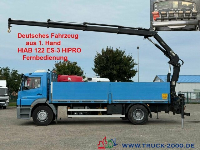 Mercedes-Benz Axor 1833 Hiab 122 ES-3 10m=1,2t. faltbar remote - Platós teherautó, Darus autó: 1 kép. Mercedes-Benz Axor 1833 Hiab 122 ES-3 10m=1,2t. faltbar remote - Platós teherautó, Darus autó: 1 kép.