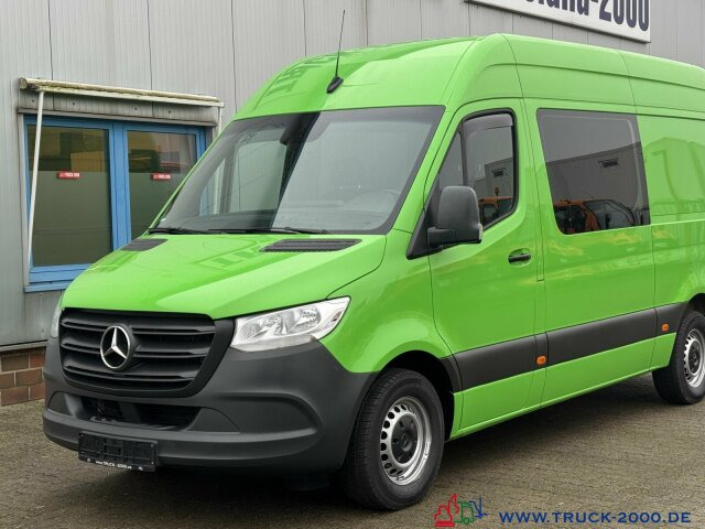 Furgon, Duplakabinos kisteherautó Mercedes-Benz Sprinter 317 CDI Mixto 5 Sitze AHK 3.500kg Klima: 10 kép.
