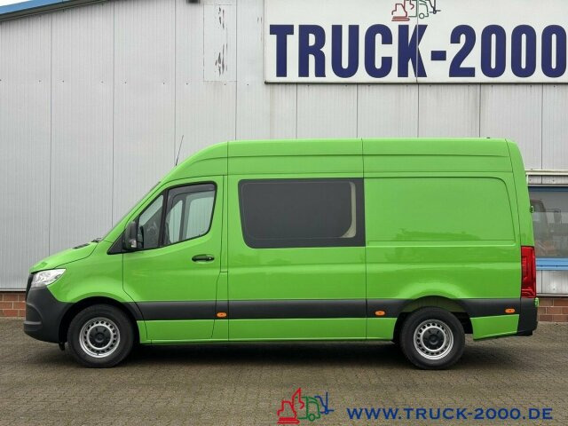 Furgon, Duplakabinos kisteherautó Mercedes-Benz Sprinter 317 CDI Mixto 5 Sitze AHK 3.500kg Klima: 12 kép.