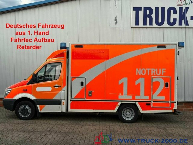 Mercedes-Benz Sprinter 516 Fahrtec RTW Luftfederung Retarder - Mentőautó: 1 kép. Mercedes-Benz Sprinter 516 Fahrtec RTW Luftfederung Retarder - Mentőautó: 1 kép.