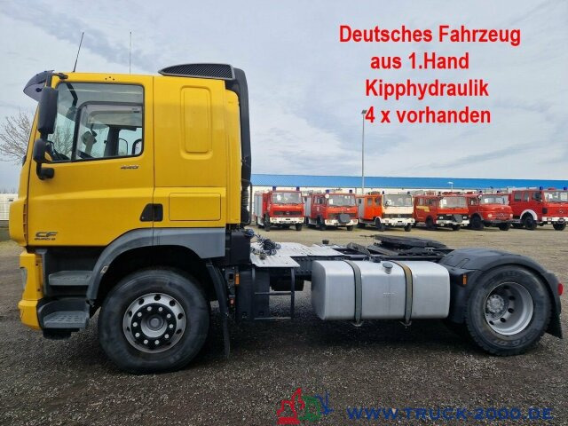 DAF CF440 FT Kipphydraulik Alu-Felgen Klima Euro 6 - Nyergesvontató: 1 kép. DAF CF440 FT Kipphydraulik Alu-Felgen Klima Euro 6 - Nyergesvontató: 1 kép.
