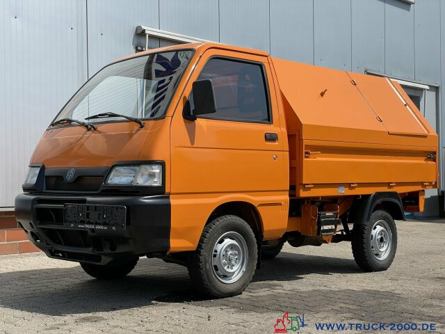Szemetesautó Piaggio Porter Kipper Müllwagen- Gehweg Reinigung 1.Hand: 12 kép.