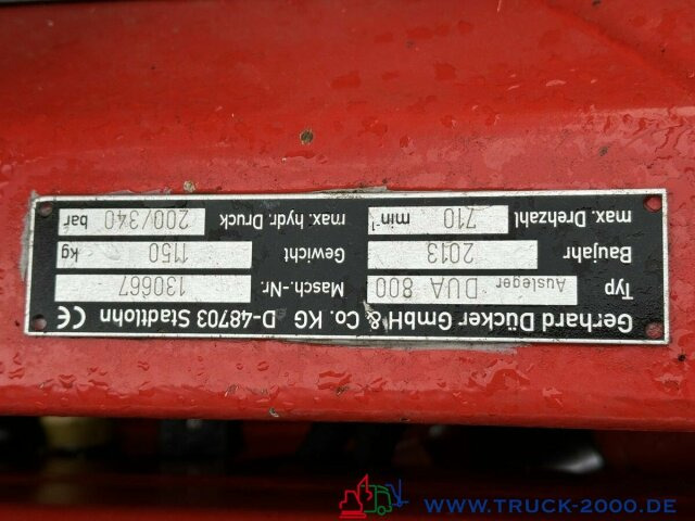 Unimog Dücker Mähkombi RSM Mäher Ausleger DUA800 - Teherautó: 5 kép. Unimog Dücker Mähkombi RSM Mäher Ausleger DUA800 - Teherautó: 5 kép.