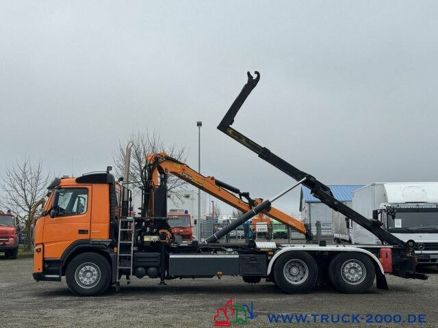 Horgos rakodó teherautó, Darus autó Volvo 370 Palfinger Kran 9m=1.180kg 5+6 Steuerkreis FB: 14 kép.