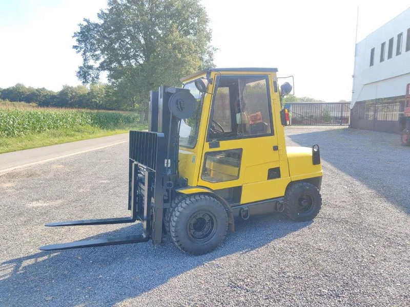 Hyster Forklift free lift / triple / side shift H60XM - Villás targonca: 2 kép. Hyster Forklift free lift / triple / side shift H60XM - Villás targonca: 2 kép.