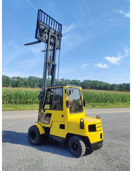 Villás targonca Hyster Forklift free lift / triple / side shift H60XM: 7 kép.