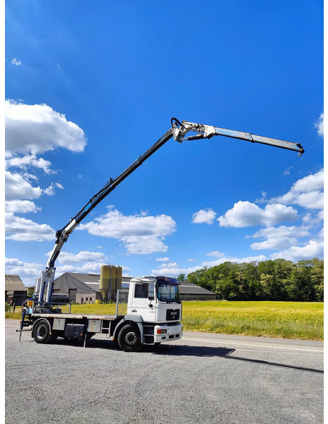 MAN 18.410 F2000 Cormach 22000 E4F + jib - Platós teherautó, Darus autó: 4 kép. MAN 18.410 F2000 Cormach 22000 E4F + jib - Platós teherautó, Darus autó: 4 kép.