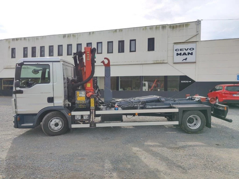 MAN TGL 12.250 Containersysteem met kraan Palfinger PK9001 + Remote - Horgos rakodó teherautó, Darus autó: 5 kép. MAN TGL 12.250 Containersysteem met kraan Palfinger PK9001 + Remote - Horgos rakodó teherautó, Darus autó: 5 kép.