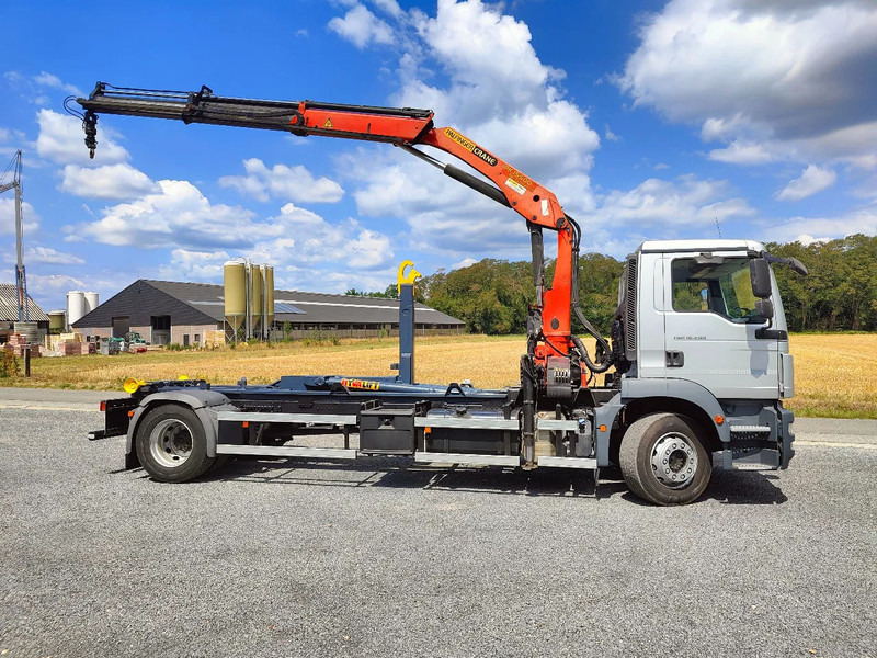 MAN TGM 18.290 4x2 Euro 6 + Crane Palfinger PK15500 - Horgos rakodó teherautó, Darus autó: 4 kép. MAN TGM 18.290 4x2 Euro 6 + Crane Palfinger PK15500 - Horgos rakodó teherautó, Darus autó: 4 kép.