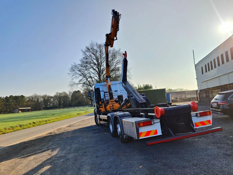 MAN TGX 26.400 6x2 Euro5 Container LEEBUR + Crane Effer 145 - Horgos rakodó teherautó, Darus autó: 3 kép. MAN TGX 26.400 6x2 Euro5 Container LEEBUR + Crane Effer 145 - Horgos rakodó teherautó, Darus autó: 3 kép.