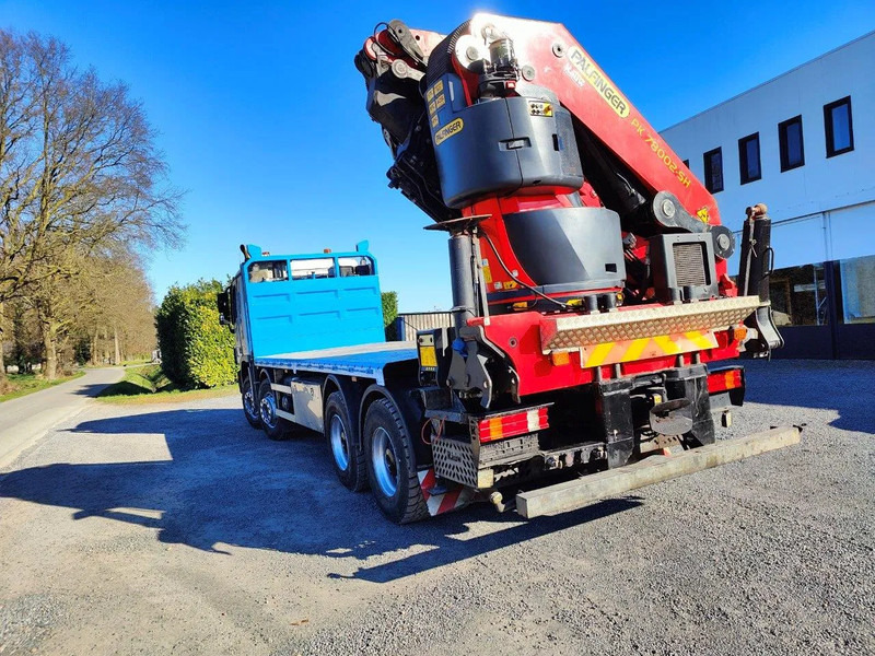 Mercedes-Benz Actros 4151 V8 8x4 Palfinger PK78002 + Flyjib PJ170 - Platós teherautó, Darus autó: 4 kép. Mercedes-Benz Actros 4151 V8 8x4 Palfinger PK78002 + Flyjib PJ170 - Platós teherautó, Darus autó: 4 kép.