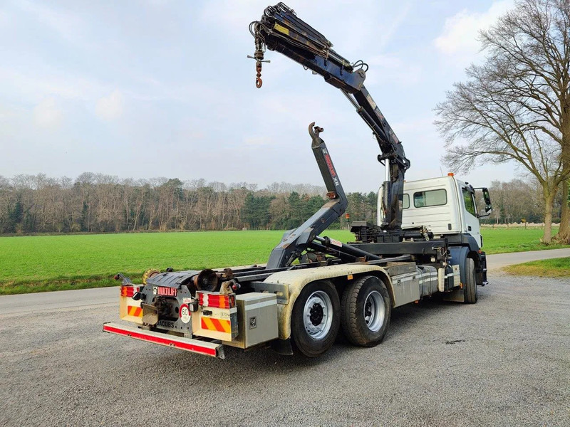 Mercedes-Benz Axor 2536 Euro5 container multilift crane HIAB 220 - Horgos rakodó teherautó, Darus autó: 3 kép. Mercedes-Benz Axor 2536 Euro5 container multilift crane HIAB 220 - Horgos rakodó teherautó, Darus autó: 3 kép.