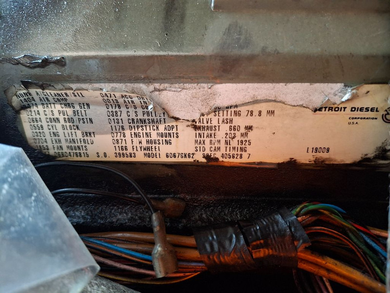 Detroit 6067GK62 60-serie - Motor: 5 kép. Detroit 6067GK62 60-serie - Motor: 5 kép.