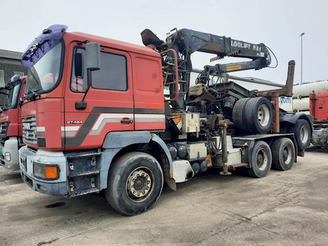 MAN 27.464 6X4 - Rönkszállító teherautó: 1 kép. MAN 27.464 6X4 - Rönkszállító teherautó: 1 kép.