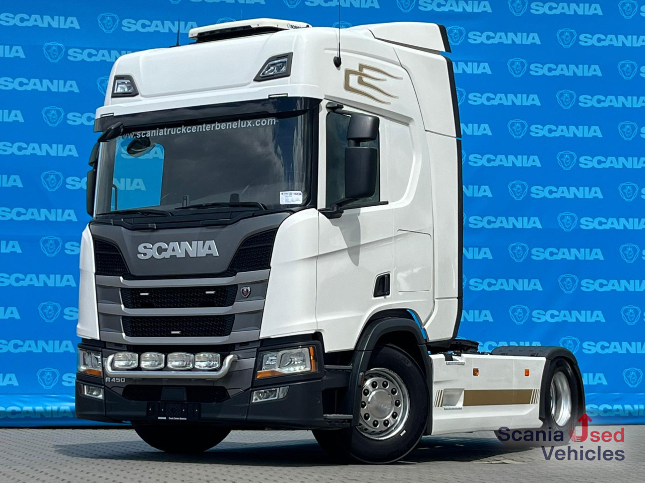 SCANIA R 450 A4x2NA RETARDER DIFF-L P-AIRCO PTOV - Nyergesvontató: 1 kép. SCANIA R 450 A4x2NA RETARDER DIFF-L P-AIRCO PTOV - Nyergesvontató: 1 kép.