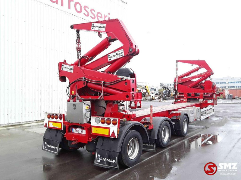HAMMAR Oplegger 195 S container loader - Félpótkocsi cserefelépítményes: 4 kép. HAMMAR Oplegger 195 S container loader - Félpótkocsi cserefelépítményes: 4 kép.