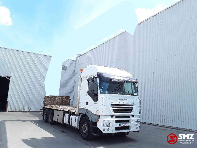 Iveco Stralis 480 6x2 intarder - Platós teherautó, Darus autó: 1 kép. Iveco Stralis 480 6x2 intarder - Platós teherautó, Darus autó: 1 kép.