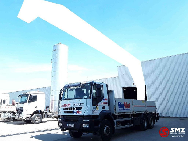 Iveco Trakker 360 Palfinger Pk18002 4+remote - Platós teherautó, Darus autó: 5 kép. Iveco Trakker 360 Palfinger Pk18002 4+remote - Platós teherautó, Darus autó: 5 kép.