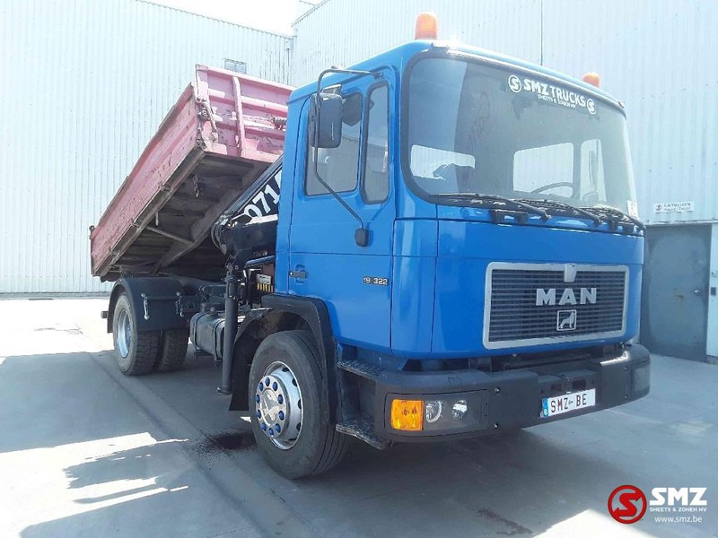 MAN 19.322 hiab 071 - Billenőplatós teherautó, Darus autó: 1 kép. MAN 19.322 hiab 071 - Billenőplatós teherautó, Darus autó: 1 kép.