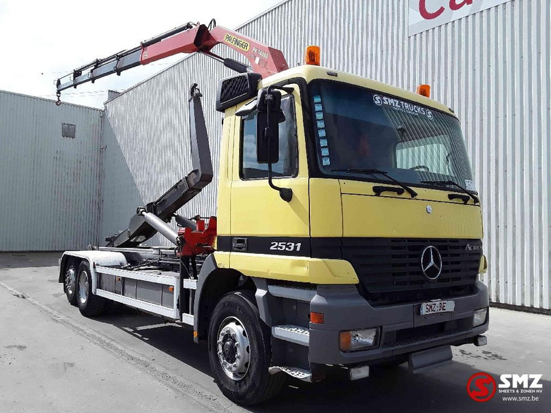 Mercedes-Benz Actros 2631 palfinger pk 14080-4 - Cserefelépítményes teherautó, Darus autó: 1 kép. Mercedes-Benz Actros 2631 palfinger pk 14080-4 - Cserefelépítményes teherautó, Darus autó: 1 kép.
