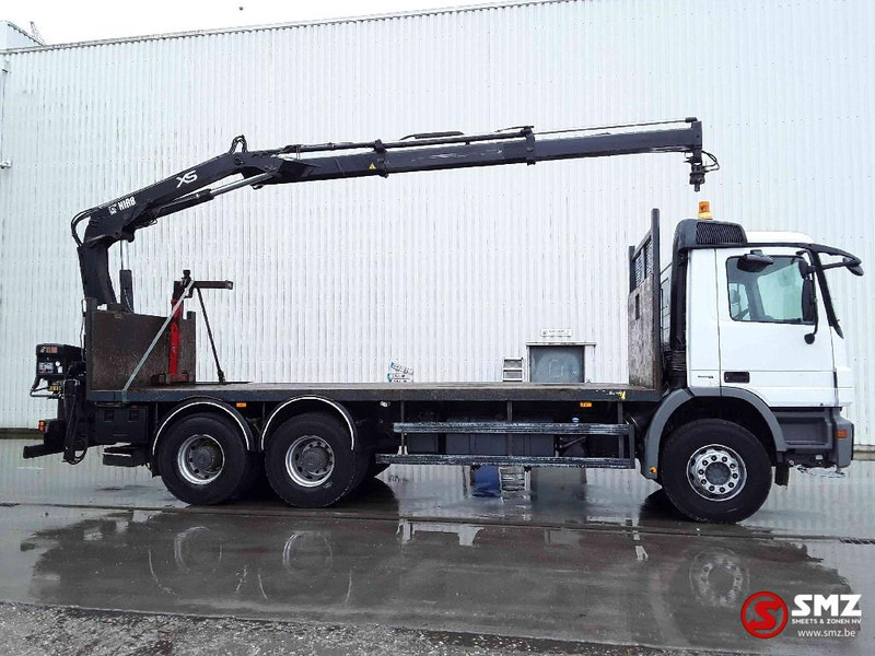 Mercedes-Benz Actros 2632 Hiab 144 bs2+remote - Platós teherautó, Darus autó: 4 kép. Mercedes-Benz Actros 2632 Hiab 144 bs2+remote - Platós teherautó, Darus autó: 4 kép.