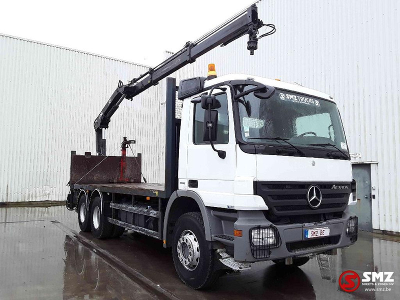Mercedes-Benz Actros 2632 Hiab 144 bs2+remote - Platós teherautó, Darus autó: 1 kép. Mercedes-Benz Actros 2632 Hiab 144 bs2+remote - Platós teherautó, Darus autó: 1 kép.