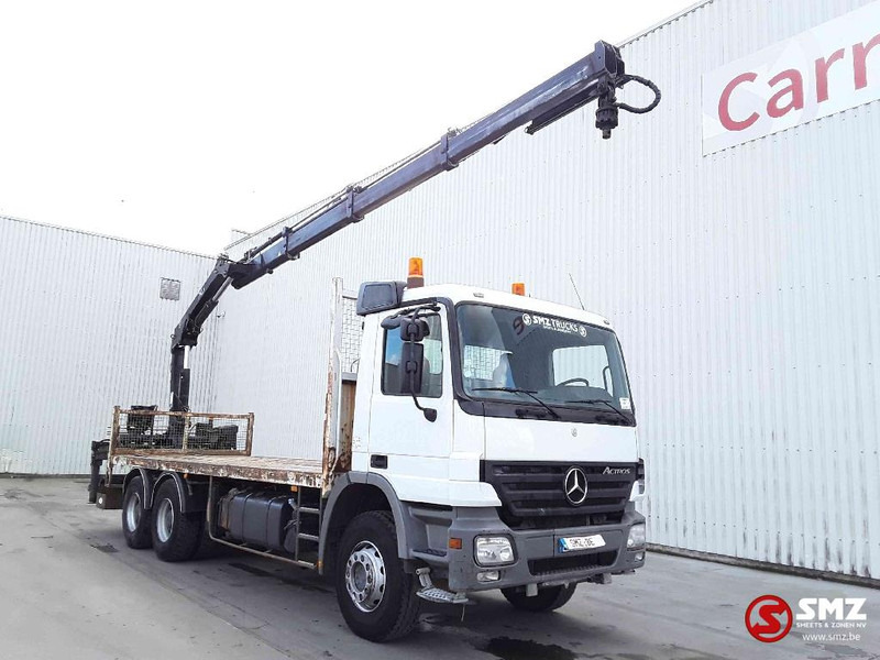 Mercedes-Benz Actros 2632 Hiab 166B- 3est+remote - Platós teherautó, Darus autó: 1 kép. Mercedes-Benz Actros 2632 Hiab 166B- 3est+remote - Platós teherautó, Darus autó: 1 kép.
