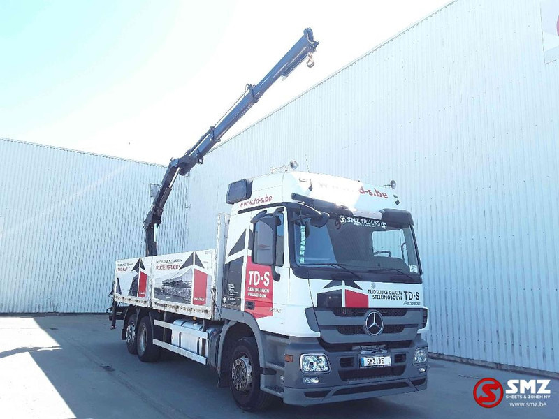 Mercedes-Benz Actros 2636 Hiab 123 B 2+remote - Platós teherautó, Darus autó: 1 kép. Mercedes-Benz Actros 2636 Hiab 123 B 2+remote - Platós teherautó, Darus autó: 1 kép.