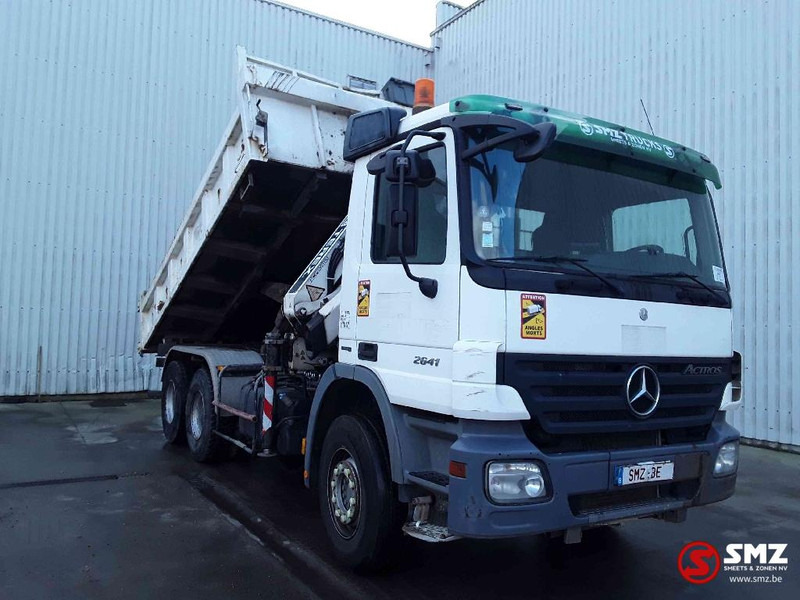 Mercedes-Benz Actros 2641 Atlas 135.2A2 - Billenőplatós teherautó, Darus autó: 1 kép. Mercedes-Benz Actros 2641 Atlas 135.2A2 - Billenőplatós teherautó, Darus autó: 1 kép.