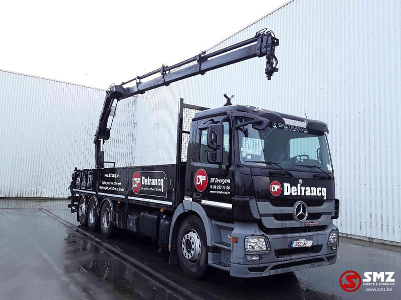 Mercedes-Benz Actros 3236 hiab 166-5remote - Platós teherautó, Darus autó: 1 kép. Mercedes-Benz Actros 3236 hiab 166-5remote - Platós teherautó, Darus autó: 1 kép.