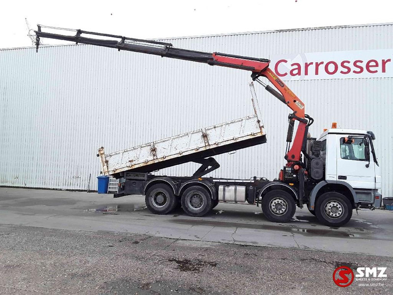 Mercedes-Benz Actros 4144 palfinber pk2002/4Ext remote - Billenőplatós teherautó, Darus autó: 4 kép. Mercedes-Benz Actros 4144 palfinber pk2002/4Ext remote - Billenőplatós teherautó, Darus autó: 4 kép.