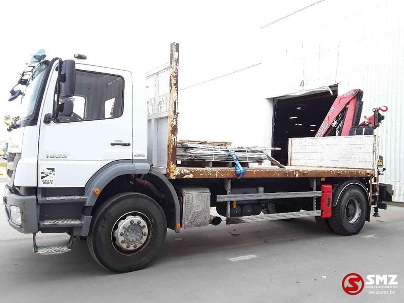 Mercedes-Benz Axor 1833 Fassi f 110a 284000km airco TOP condition - Platós teherautó, Darus autó: 5 kép. Mercedes-Benz Axor 1833 Fassi f 110a 284000km airco TOP condition - Platós teherautó, Darus autó: 5 kép.