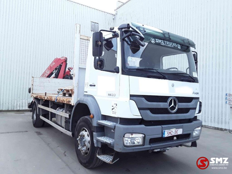 Mercedes-Benz Axor 1833 Fassi f 110a 284000km airco TOP condition - Platós teherautó, Darus autó: 1 kép. Mercedes-Benz Axor 1833 Fassi f 110a 284000km airco TOP condition - Platós teherautó, Darus autó: 1 kép.