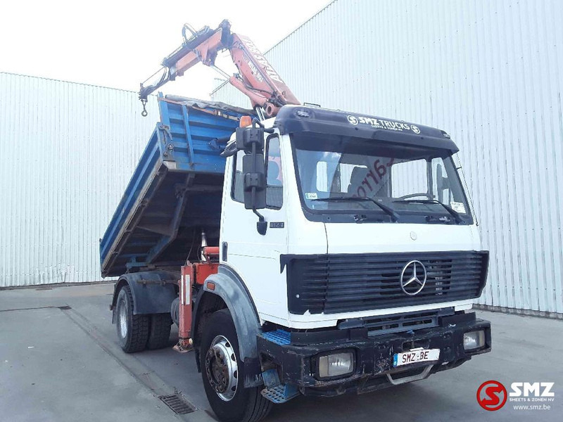 Mercedes-Benz SK 1824 Atlas Ak 80,1 A2 - Billenőplatós teherautó, Darus autó: 1 kép. Mercedes-Benz SK 1824 Atlas Ak 80,1 A2 - Billenőplatós teherautó, Darus autó: 1 kép.