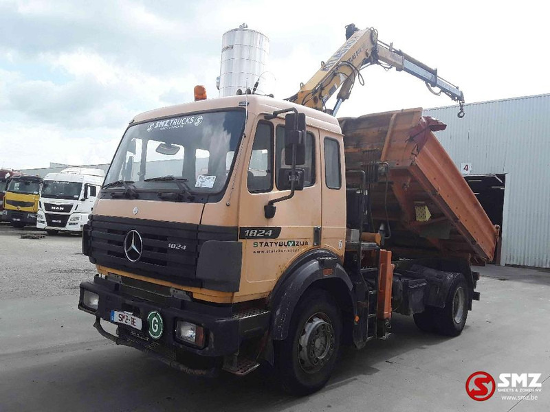 Mercedes-Benz SK 1824 - Billenőplatós teherautó, Darus autó: 3 kép. Mercedes-Benz SK 1824 - Billenőplatós teherautó, Darus autó: 3 kép.