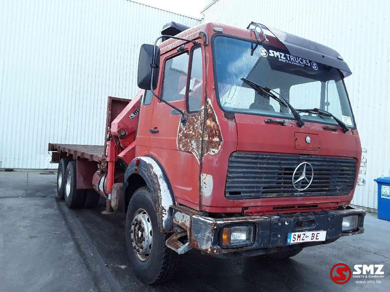 Mercedes-Benz SK 2635 6x4 +marrel 1703 - Platós teherautó, Darus autó: 1 kép. Mercedes-Benz SK 2635 6x4 +marrel 1703 - Platós teherautó, Darus autó: 1 kép.