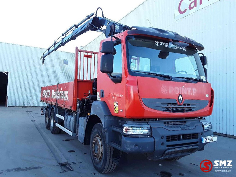 Renault Kerax 430 Hiab 166 E 4 remote - Platós teherautó, Darus autó: 1 kép. Renault Kerax 430 Hiab 166 E 4 remote - Platós teherautó, Darus autó: 1 kép.