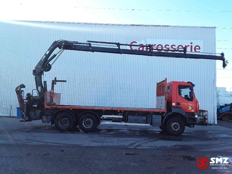 Renault Kerax 430 Hiab 211Ep4 +remote - Platós teherautó, Darus autó: 4 kép. Renault Kerax 430 Hiab 211Ep4 +remote - Platós teherautó, Darus autó: 4 kép.