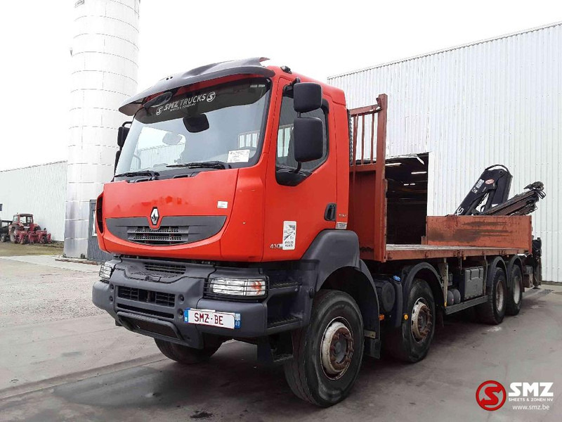 Renault Kerax 430 hiab 166 B- +remote - Platós teherautó, Darus autó: 3 kép. Renault Kerax 430 hiab 166 B- +remote - Platós teherautó, Darus autó: 3 kép.