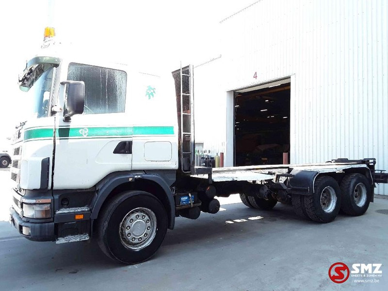 Scania 144 530 6x4 manual pump - Platós teherautó: 4 kép. Scania 144 530 6x4 manual pump - Platós teherautó: 4 kép.