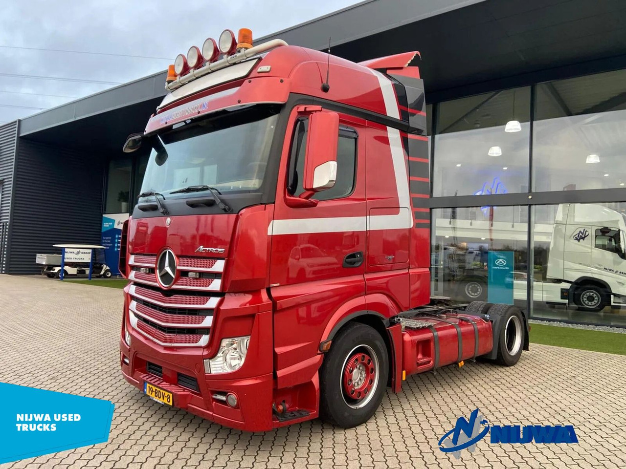 Mercedes-Benz ACTROS 450 4x2 Standairco + Koelkast - Nyergesvontató: 1 kép. Mercedes-Benz ACTROS 450 4x2 Standairco + Koelkast - Nyergesvontató: 1 kép.