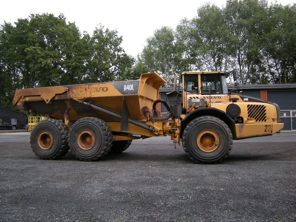 Csuklós dömper Volvo A 40 E, Dumper: 14 kép.