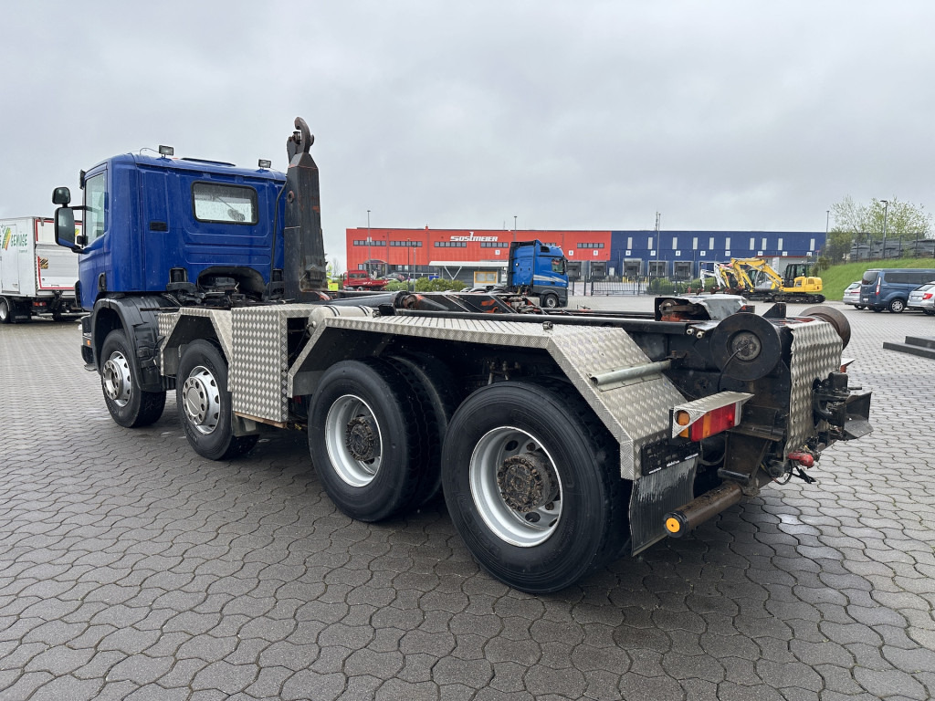 Scania P124 420 8x4 Multilift 26 t | Retarder - Horgos rakodó teherautó: 5 kép. Scania P124 420 8x4 Multilift 26 t | Retarder - Horgos rakodó teherautó: 5 kép.