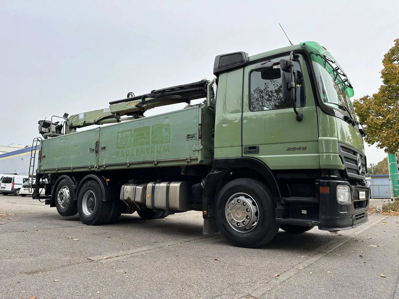 Mercedes-Benz DB 2546 LL 6x2 Kranwagen 2-Seit.Kipper Lenkachse - Billenőplatós teherautó: 3 kép. Mercedes-Benz DB 2546 LL 6x2 Kranwagen 2-Seit.Kipper Lenkachse - Billenőplatós teherautó: 3 kép.